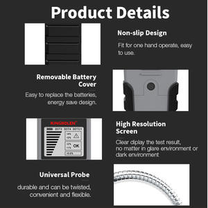 Testeur universel de liquide de frein 12V, outil de diagnostic précis de la qualité de l'huile, indicateur LED, stylo de test de liquide, test d'huile de frein automobile - Product Image 3