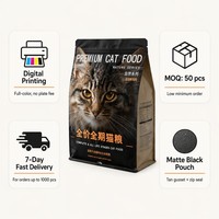 Sachet Doypack refermable en PET, VMPET, PE laminé pour aliments pour animaux de compagnie, friandises pour chiens et chats, avec logo personnalisé, fabricant