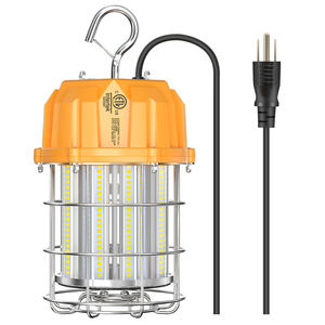 Projecteur de chantier temporaire à LED 100W 5000K 15000lm, éclairage extérieur pour chantier, cordon de 3 m, éclairage suspendu anti-poussière - Product Image 3