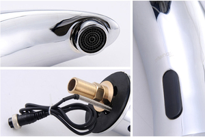 ручкой и датчиком для туалета, латунный кран для раковины, автоматический кран для кухонной раковины - Product Image 6