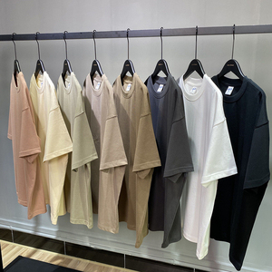 Áo thun cotton in logo nổi chấ<span class=keywords><strong>t</strong></span> lượng cao OEM, in nổi <span class=keywords><strong>3D</strong></span> <span class=keywords><strong>t</strong></span>ùy chỉnh, chấ<span class=keywords><strong>t</strong></span> liệu dày dặn, kiểu dáng rộng, unisex - Product Image 4