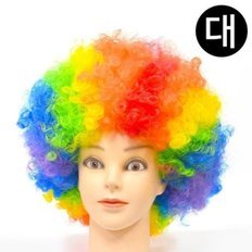 Jhqsw6hm _ 52ck vie VIROE eventi alta qualità Premium riccia parrucca da festa con frangia fatta di capelli sintetici in fibra ad alta temperatura - Product Image 1