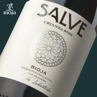 Vino Tinto SALVE CRIANZA D.O.C. Hecho en España Vino Rioja Crianza 750ml, Vino Tinto Español Crianza Premium