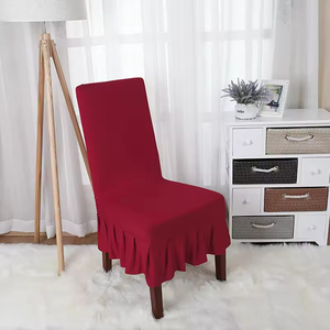 Housse De Chaise Blanc Mariage Polyester Elastic Party <strong>Red</strong> Banquet Stretch Spandex <strong>Chair</strong> <strong>Covers</strong> for Events Weddings - Product Image 6