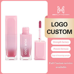 Custom Vegan Waterproof Long Lasting Matte Brown <b>Lip</b> <b>Gloss</b> High Quality Cosmetics Herbal Mineral Ingredients <b>Clear</b> Liquid - Product Image 5