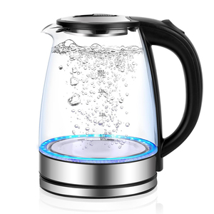 New Arrival 1.8L Mini Portable Cordless Glass Electric <b>Kettle</b> Automatic Shut-off Boil-Dry Protection <b>Temperature</b> <b>Control</b> 360 - Product Image 1