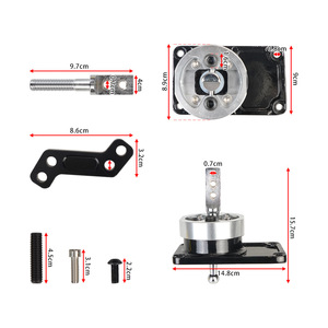Palanca de cambios para Ford Mustang 83-04, aleación de aluminio, cambio rápido con base, pieza de mejora de reequipamiento Sk-1114 - Product Image 1