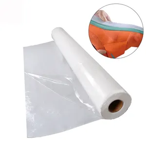 Pegamento adhesivo termofusible transparente de TPU, película para laminación de ropa, tela textil, venta al por mayor