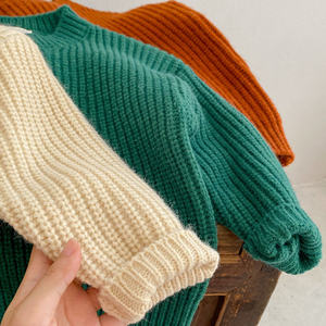 <span class=keywords><strong>Pull</strong></span> en tricot pour enfants, couleur unie, style coréen, <span class=keywords><strong>pull</strong></span> rétro pour garçons et filles, collection automne 2022 - Product Image 6