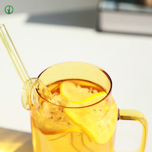 <strong>Mason</strong> <strong>Jar</strong> Glass Drinking Cups 570Ml <strong>Mason</strong> <strong>Jar</strong> Drinking Mugs Heat-Resistant Transparent Glass Cups - Product Image 4