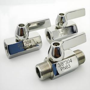 304 thép không gỉ Hướng dẫn sử dụng van bi <span class=keywords><strong>mini</strong></span> 1/4 inch chuyển đổi van nước với đôi bên trong và bên ngoài dây 2 4 6 điểm tùy chọn - Product Image 6