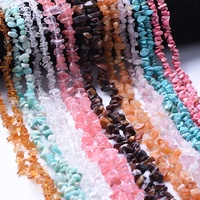 Perles irrégulières en amazonite, œil de tigre et turquoise de 5 à 8 mm, pierres précieuses naturelles pour la fabrication de bijoux