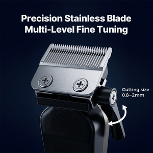 Nouvelle <span class=keywords><strong>tondeuse</strong></span> à cheveux sans fil rechargeable USB-C à lame en T pour le détail des cheveux, 2000 mAh, kit de <span class=keywords><strong>tondeuse</strong></span> sans fil pour la maison et le salon - Product Image 2