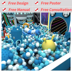 Thân thiện với môi trẻ em trong nhà Thiết bị sân chơi cho trẻ em với các trò chơi chuyển động tương tác và chủ đề không gian cho phòng tập thể dục trường học - Product Image 2