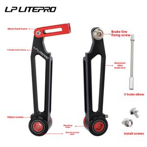 <span class=keywords><strong>V</strong></span>élo pliable LP <span class=keywords><strong>Litepro</strong></span> pour enfants, frein en <span class=keywords><strong>V</strong></span>, bras long et court, étrier en alliage d'aluminium à double usage avec plaquettes - Product Image 2