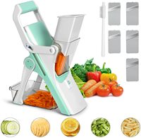 Verstelbare Plantaardige Chopper Dikte Aanpassen Keuken Hakken Artefact Veilig Mandoline Slicer Dicer Voor Groenten