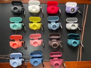 Étui de protection en Silicone souple 2 en 1 pour <span class=keywords><strong>AirPods</strong></span> <span class=keywords><strong>Pro</strong></span> Air Tag Holder Combo, anti-rayures, Anti-chute, Anti-perte, Offre Spéciale - Product Image 2
