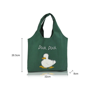 Bolsa de Compras de Lona Portátil con Diseño Personalizado, Estilo Moderno y Ecológico, para Uso Diario y Viajes - Product Image 5