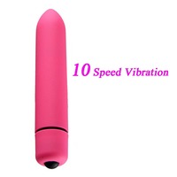 Vibrateur miniature en silicone 10 vitesses rechargeable par USB 100% étanche pour point G