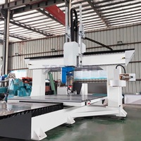 Routeur CNC 5 axes TechPro 1200x1200, machine de découpe du bois, gravure 3D