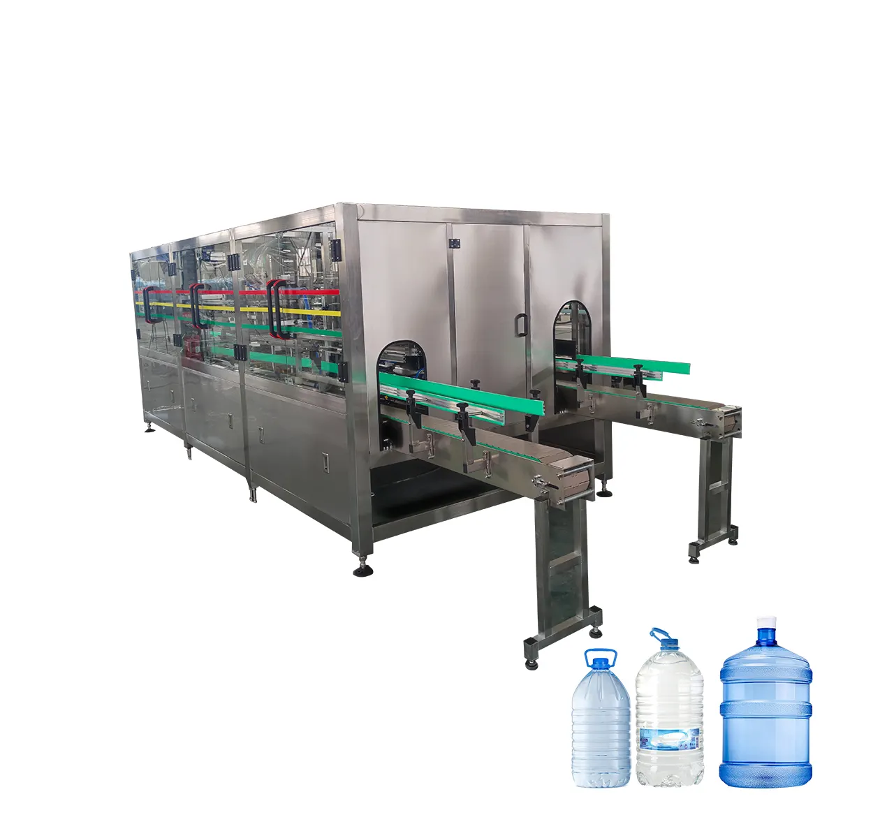 5L 12L 15L mineral water filling machine linear type 3 gallon water bottle filling capping and labeling machine