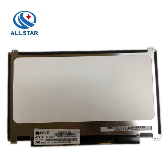 Original 11.6 Inch Slim Edp 30pins HD NT116WHM-N23 with up & Down Brackets Laptop Lcd Display Panel