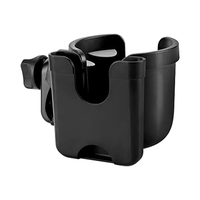 2-en-1 universel en plastique tasse et support de téléphone pour Uppababy Nuna Doona poussettes vélo scooters Scooters accessoire pour poussettes