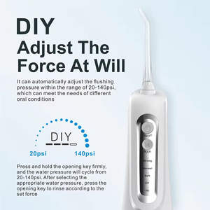 DIY Tooth Cleaning Waterproof Electric Cordless IPX7 Portable <b>Dental</b> <b>Flosser</b> for for Household Use - Product Image 4