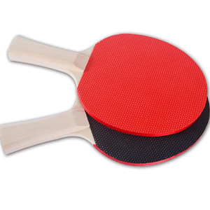Dericsson Ensemble de raquettes de tennis de table portables de haute qualité 7 plis en bois de peuplier Raquette de ping-pong d'entraînement de tennis de table - Product Image 3