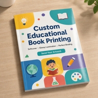Service d'impression de livres éducatifs personnalisés, couverture souple A4, plastification brillante, reliure parfaite