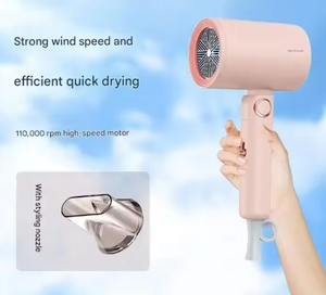 Sèche-cheveux électrique 1200W pour la maison et les étudiants Nouvel Internet Style explosion rouge pour salon et cadeau - Product Image 1