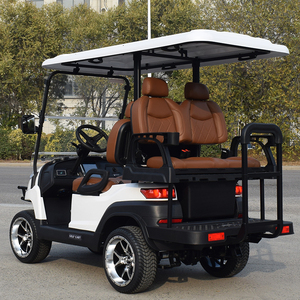 Chariot de <span class=keywords><strong>golf</strong></span> électrique 4 places sur mesure fabriqué en Chine avec suspension indépendante Système de freinage à quatre disques Chariot de chasse levé - Product Image 6