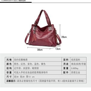 Fashion Luxury Pu Leather Ladies Shoulder Bag Designer Style Crossbody Bag High Quality Women's Handbag - Product Image 6