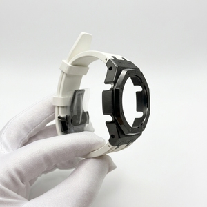 Kit de modification pour <span class=keywords><strong>Casioak</strong></span> GA2100 GA-B2100 Gen4, finition or givré, boîtier et bracelet en caoutchouc fluoré FKM - Product Image 3