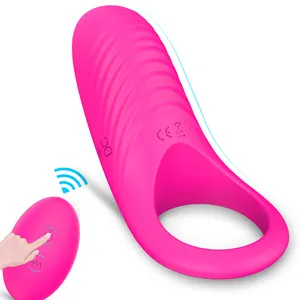 Sıcak satış yetişkin seks oyuncak güzel silikon Penis horoz yüzük erkekler için