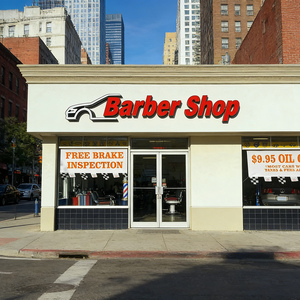 ป้ายร้านตัดผม LED 3 มิติขนาดใหญ่ ป้ายชื่อร้าน ป้ายโลโก้ธุรกิจ ป้ายไฟ LED ตัวอักษร 3 มิติแบบ Fronlit ป้ายไฟ LED แบบกำหนดเองสำหรับภายนอกอาคาร - Product Image 6