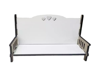 Wholesale 2025 New Design Sublimation Blanks <strong>Memory</strong> <strong>Bench</strong> DIY White Customized Logo Custom Shapes Party Wooden Craft <strong>Bench</strong> - Product Image 3