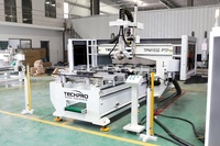 Centro de mecanizado CNC PTP, máquina enrutadora CNC para trabajar la madera para muebles de MDF