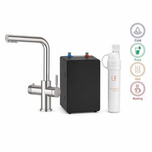 Grifo de Cocina Moderno de Acero Inoxidable 304 con un Solo Manípulo, 4 en 1, para Agua Filtrada, Hervida y Potable - Product Image 1