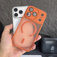 Coque en TPU effet mat avec protection caméra et chargement magnétique sans fil pour iPhone 18 Pro Max 17 Air 16 15 13