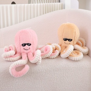 Nuovo Arrivo: <span class=keywords><strong>Peluche</strong></span> Morbido a Forma di <span class=keywords><strong>Polpo</strong></span> con Occhiali, Decorazione per la Casa, Giocattolo e Regalo per Bambini - Product Image 3