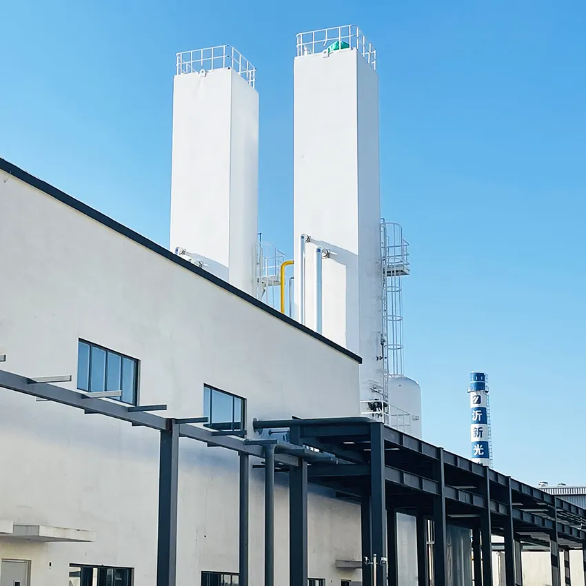 Azbel 99.6% usine d'oxygène liquide cryogénique de haute pureté 1 T/h équipement d'oxygène liquide de grande capacité pour remplir la station-service