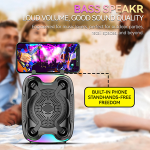 SING-E ZQS-W3106 Nhà máy cung cấp RGB Loa răng xanh với Mic Điện thoại đứng Thiết kế di động giá tốt nhất cho các đại lý - Product Image 2