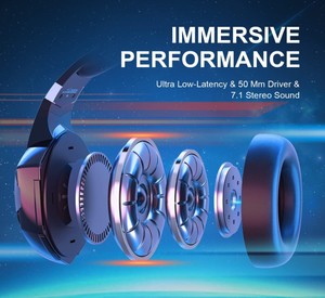 Auriculares para Juegos PS5 7.1 para PC / <span class=keywords><strong>Xbox</strong></span> One / PS4 G2000 Inalámbricos Bluetooth con Micrófono Desmontable con Cancelación de Ruido - Product Image 4