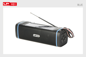 Haut-parleur stéréo portable puissant LP-V31 avec caisson de basses 20w, carte sans fil, haut-parleur puissant - Product Image 4