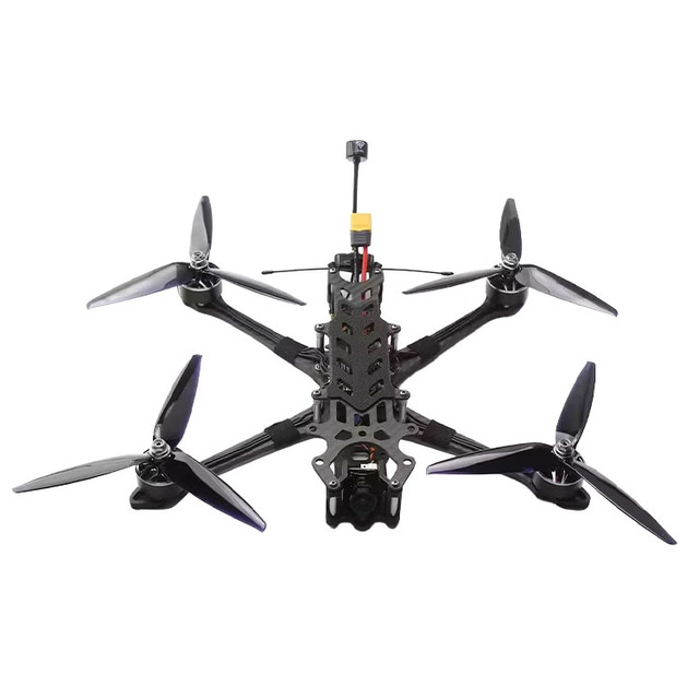 4 5 6 7 Inch Race FPV Drone Carbon Fiber Remote Controlled Long Distance Race Drone With LED Lights Camera Drone