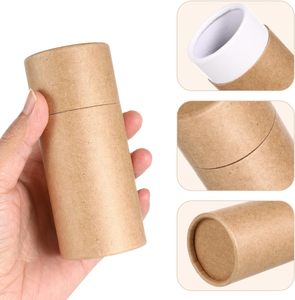 Caja de Tubo Redonda Personalizada de Papel Ecológico Reciclable, Caja Cilíndrica de Cartón Kraft para Empaque de Regalos de Lujo - Product Image 5