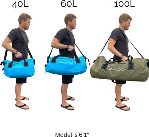 Muestra gratuita de bolsa impermeable DryLarge, totalmente impermeable, sumergible, resistente, con cremallera, para buceo, mochila tipo duffel. - Product Image 1
