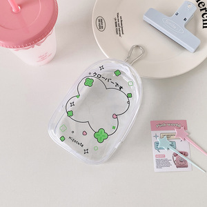Bolsa de muñeca de Pvc llavero transparente caja de almacenamiento de muñecas accesorios Mini bolsa de lujo para muñeca bolsas de <span class=keywords><strong>maquillaje</strong></span> transparente llaveros encanto regalos mujeres - Product Image 6