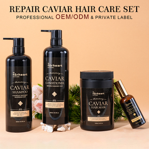 Set di Prodotti per la Cura dei Capelli Afro di Lusso con Estratto di Caviale, <span class=keywords><strong>Shampoo</strong></span> e Balsamo Proteici Organici con Logo Personalizzato OEM - Product Image 6